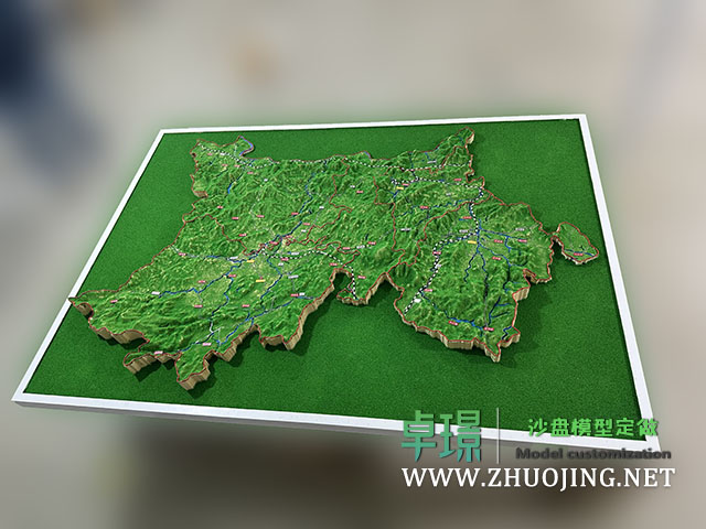 立体地形图沙盘模型制作厂家案例